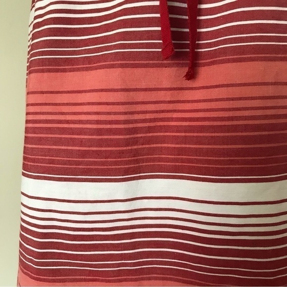 TOMMY Hilfiger red and white striped summer skirt. Size large. - Picture 3 of 5
